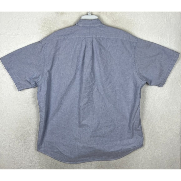 Ralph Lauren Short Sleeve Button Down Shirt Mens XL Blue Pocket Blake Canvas - Picture 7 of 10